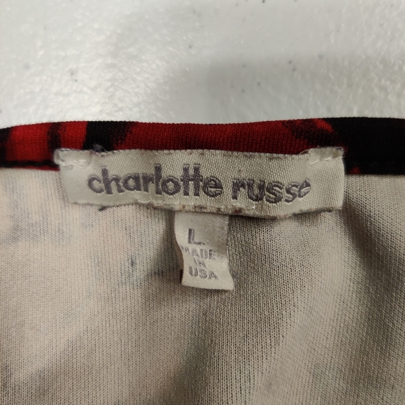 Charlotte Russell Black Floral Dress Size Large - Picture 3 of 3